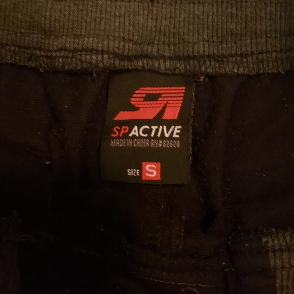 SP Athletic pants/joggers. Black/gray. Pull strings - Picture 8 of 8